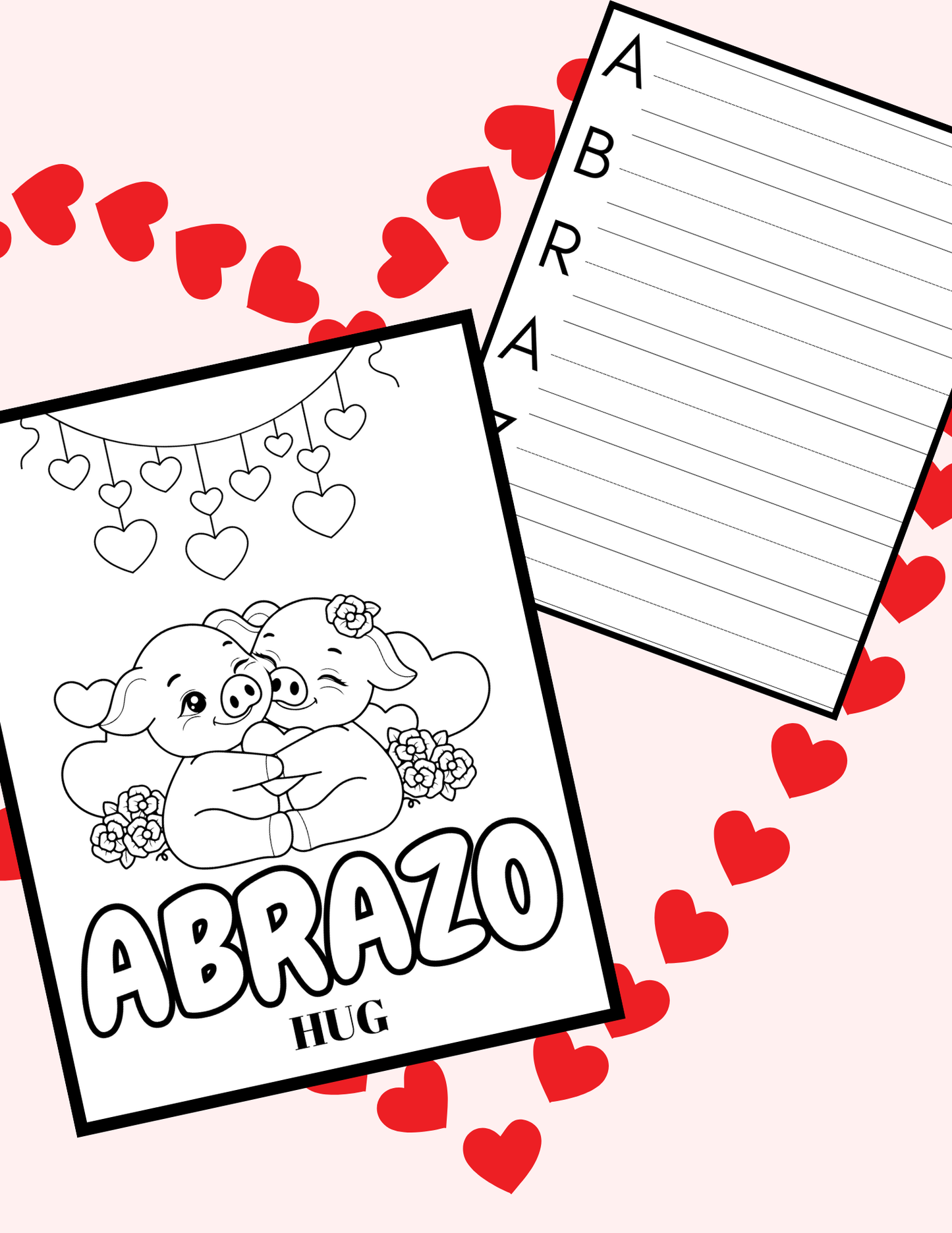 Spanish Valentine's Day Coloring Pages