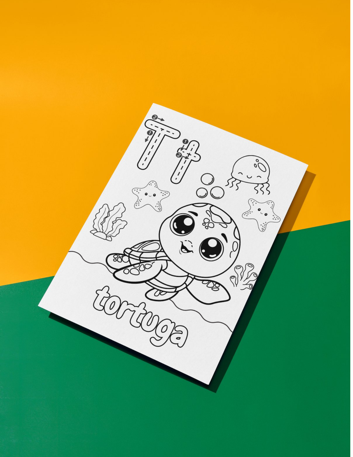 Spanish Alphabet Coloring Book for Kids – Learn and Color