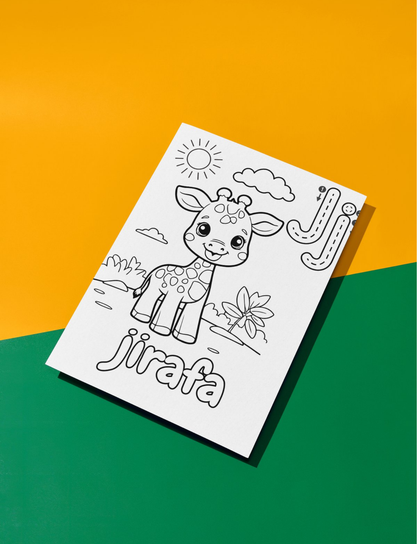 Spanish Alphabet Coloring Book for Kids – Learn and Color